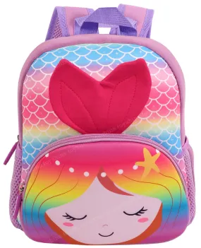 Toyshine 12" Cute Myamid Backpack for Kids Girls Boys Toddler Backpack Preschool Nursery Travel Bag - Mini Size - Multi