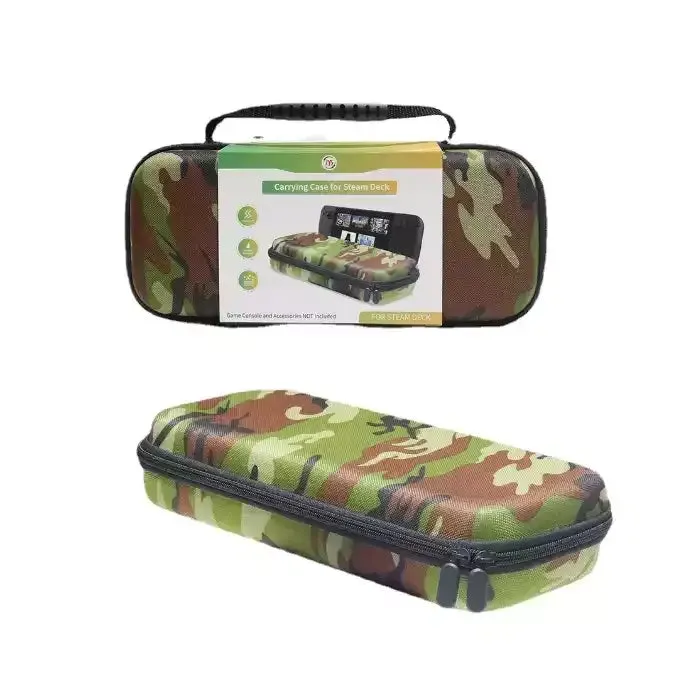 TRAVEL CARRY BAG FOR STEAM DECK GAME CONSOLE - GREEN