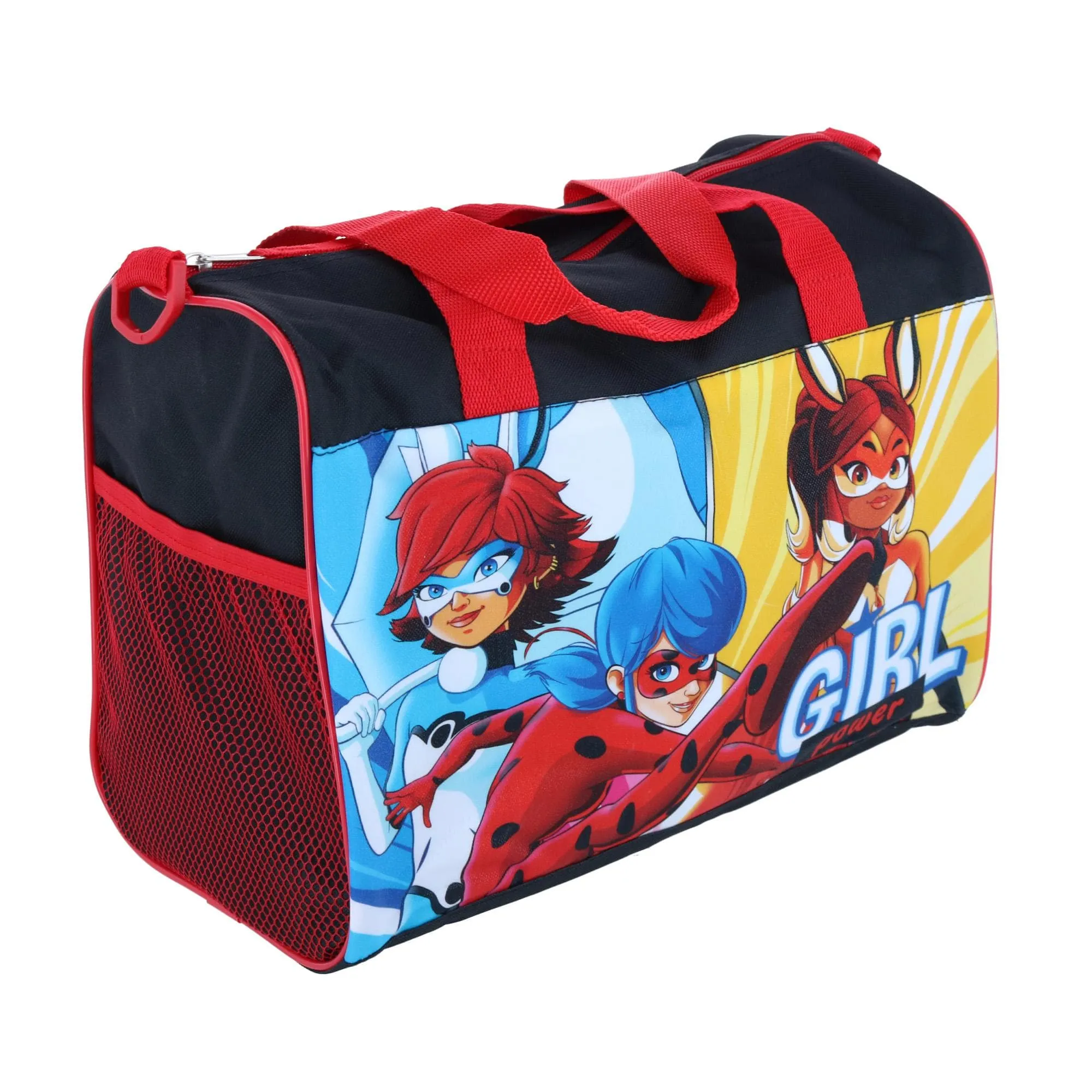 U.P.D., INC Kids' Miraculous Ladybug & Friends 15-Inch Travel Duffle Bag