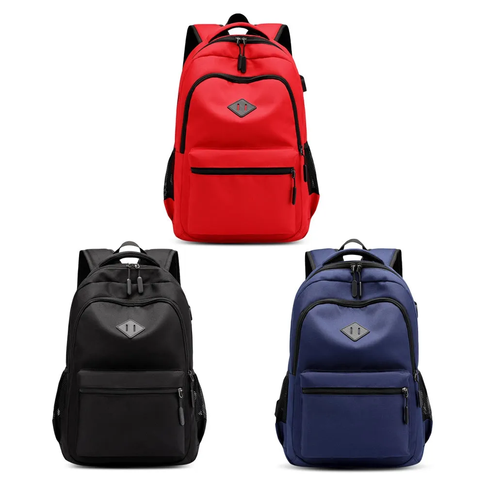 USB Charging Laptop Backpack Large Capacity Travel Bag