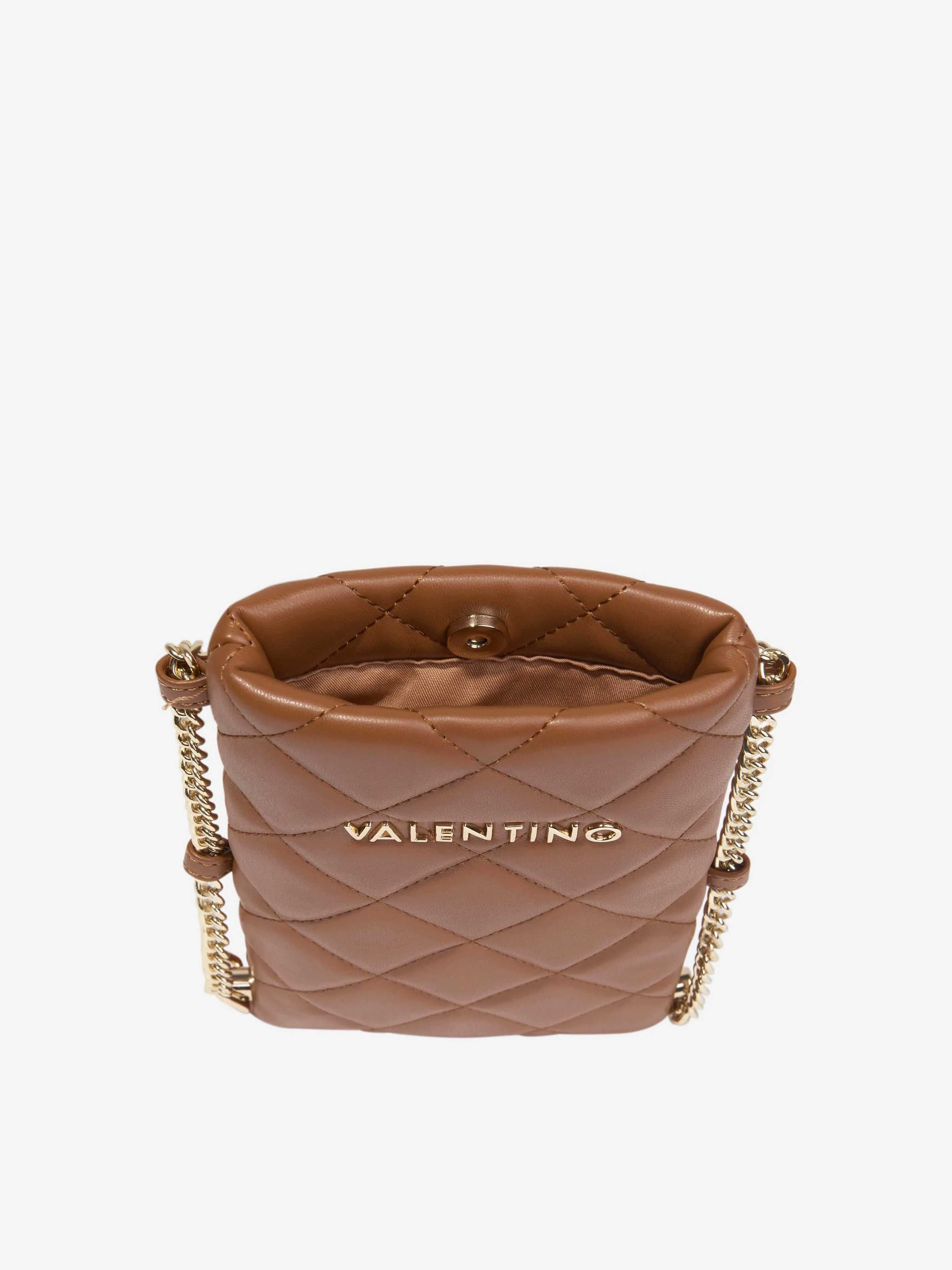 Valentino Girls Ocarina Shoulder Bag in Brown