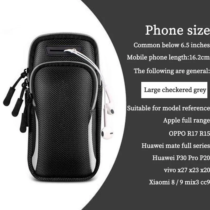 Waterproof & Breathable Phone Arm Bag with Headphone Jack