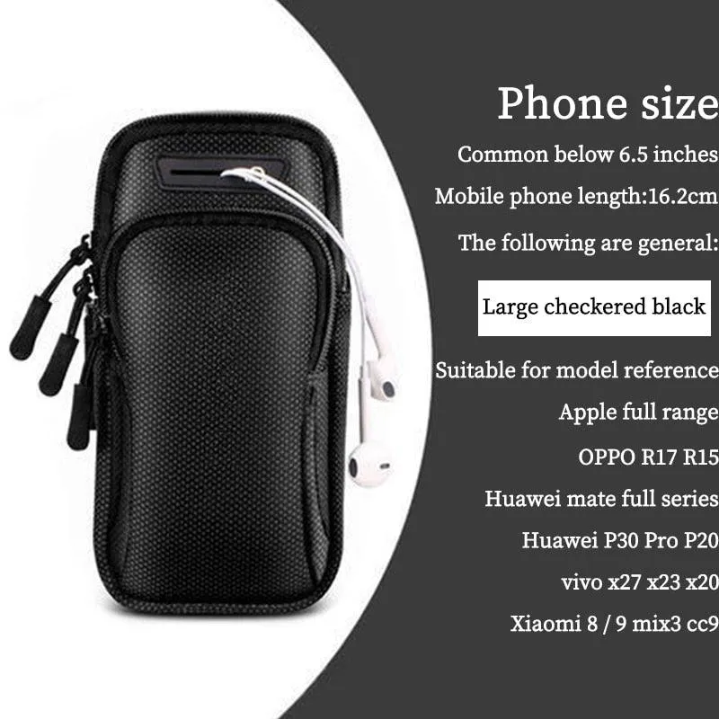 Waterproof & Breathable Phone Arm Bag with Headphone Jack