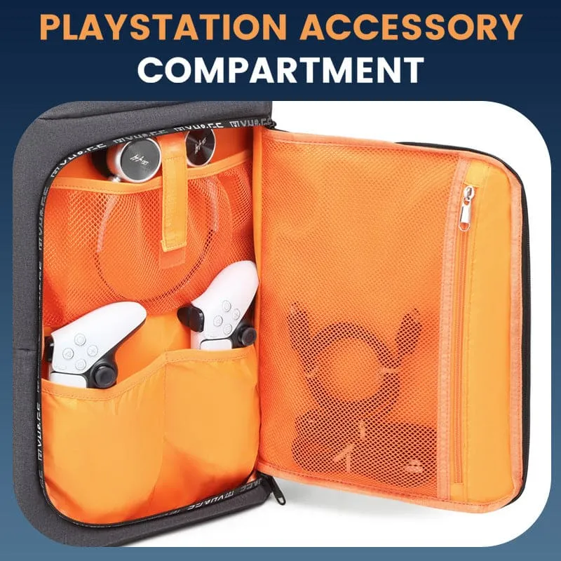 Waterproof Game Console Backpack for Portable Gaming Adventures