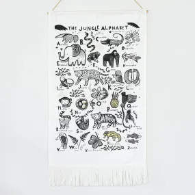 Wee Gallery Organic Alphabet Wall Hanging - Jungle