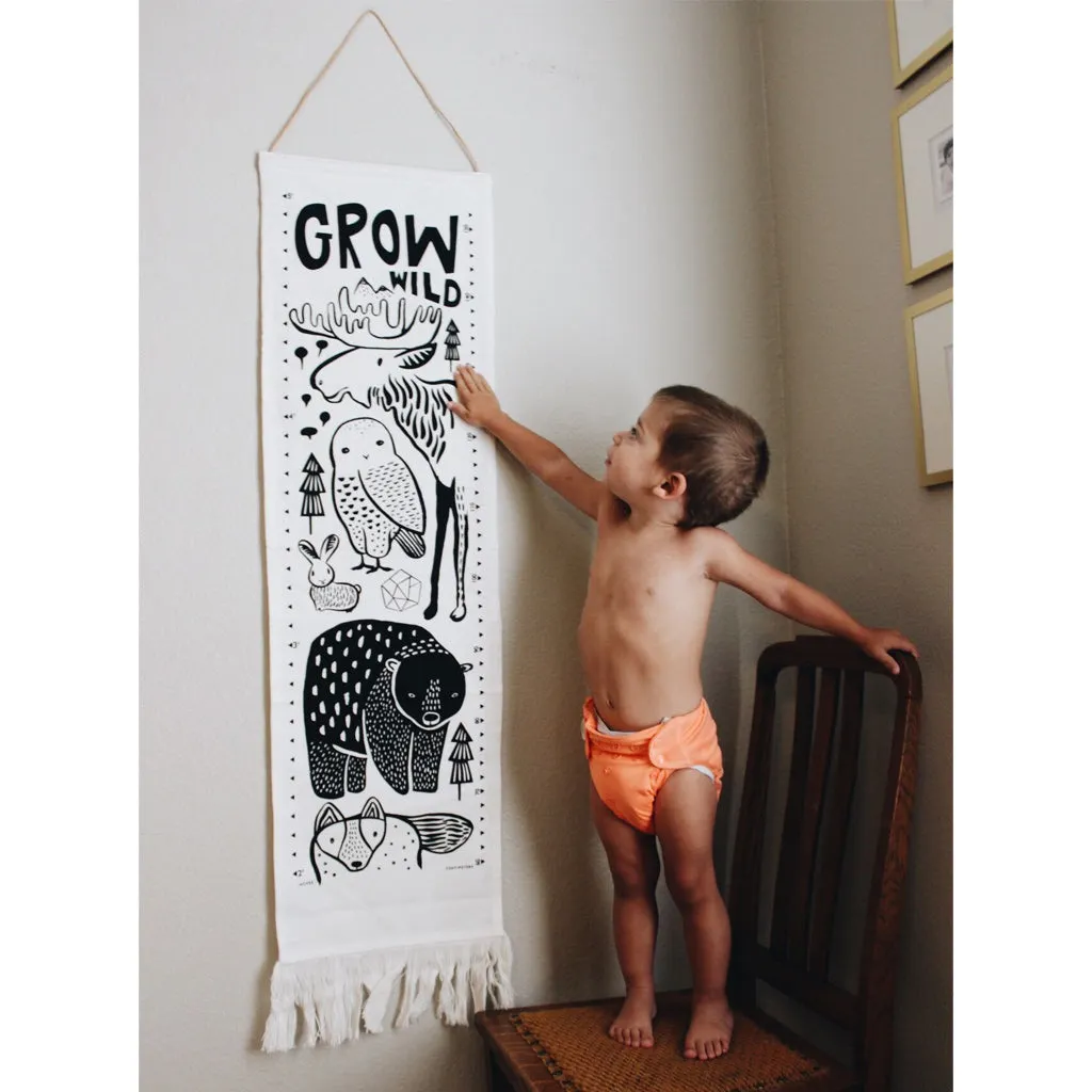 Wee Gallery Organic Canvas Growth Chart - Nordic