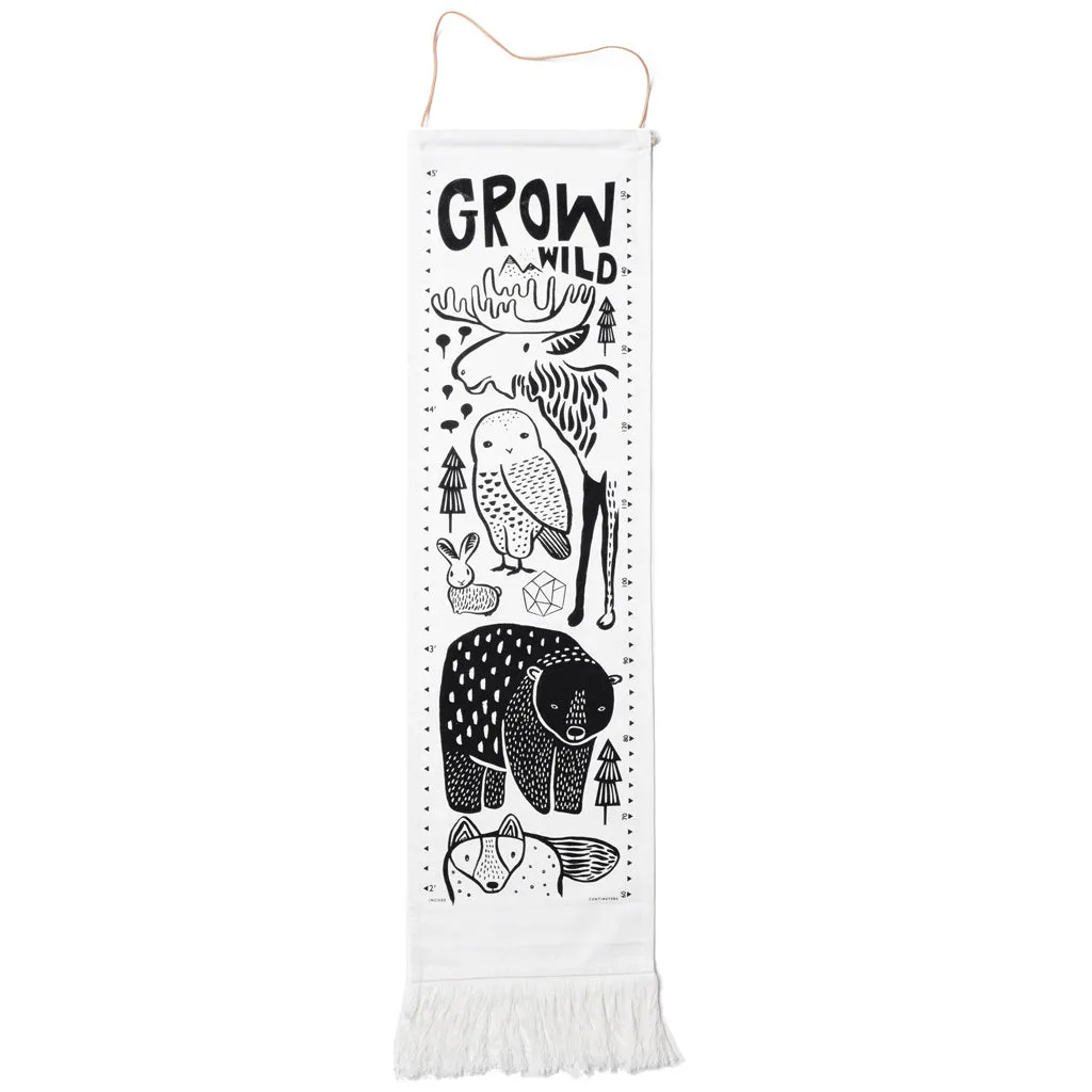 Wee Gallery Organic Canvas Growth Chart - Nordic