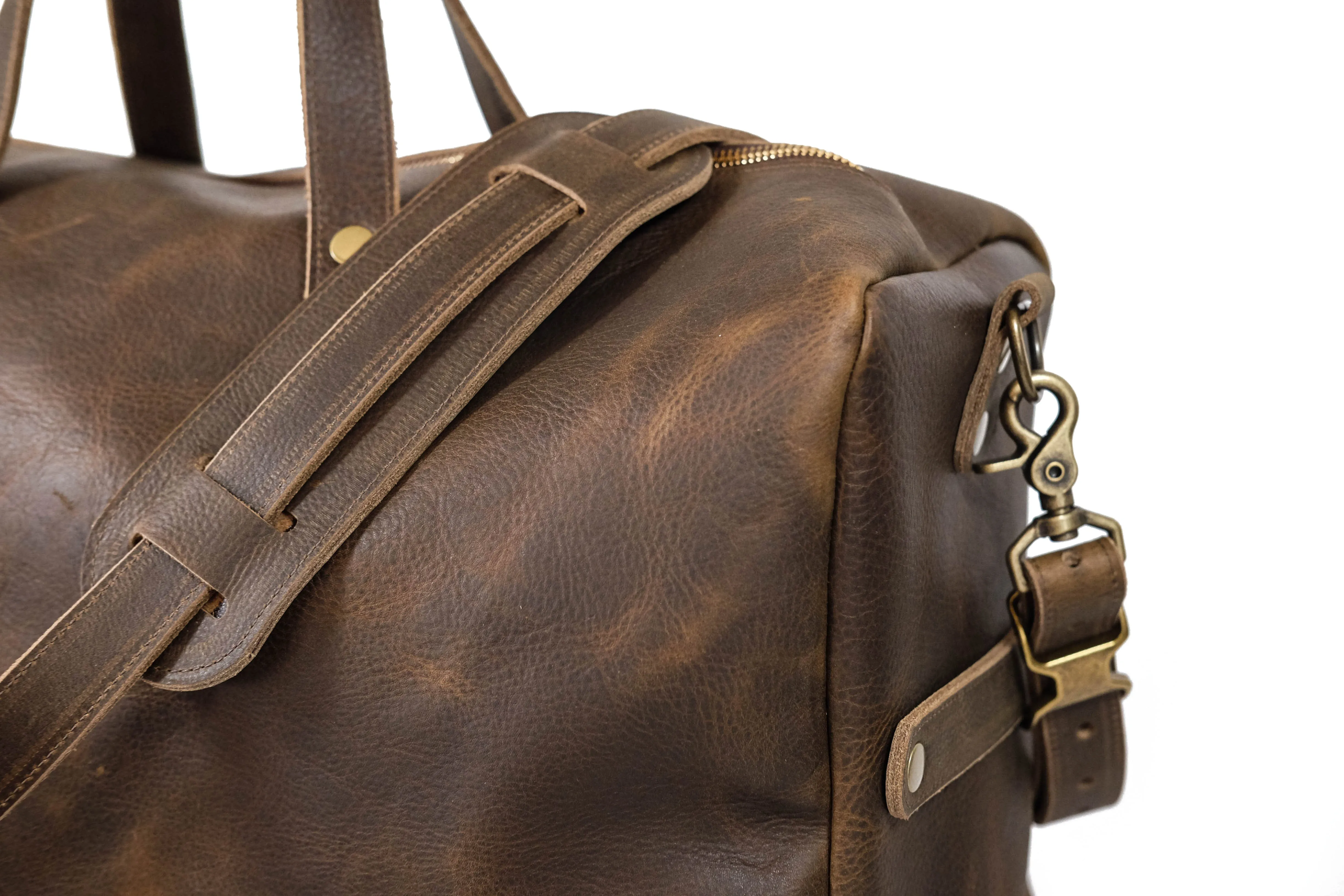 Weekend Warrior Leather Duffle Bag