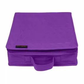 Yazzii Craft Box Fabric Top Purple CA474P