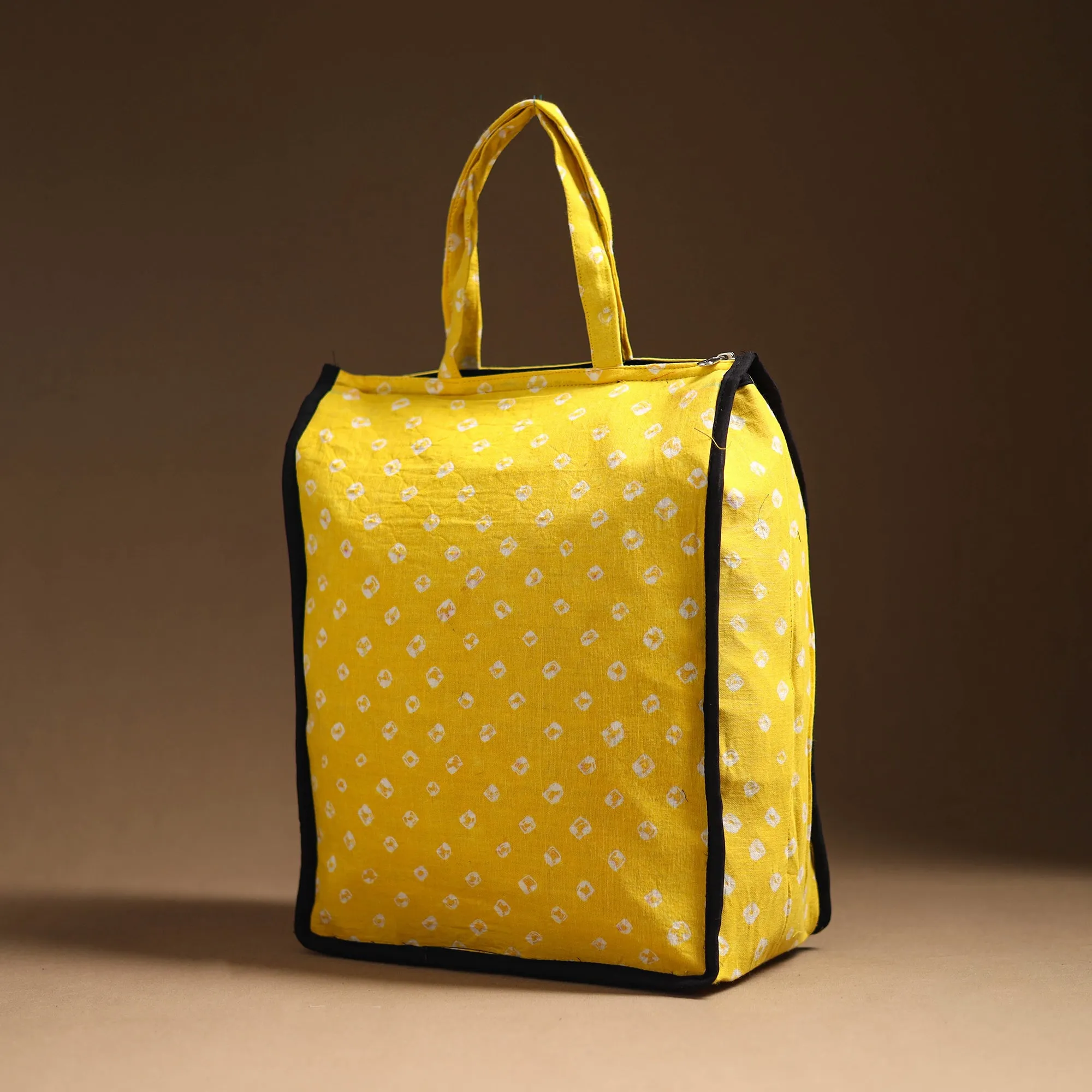 Yellow - Handcrafted Cotton Shopping Bag 15