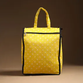 Yellow - Handcrafted Cotton Shopping Bag 15