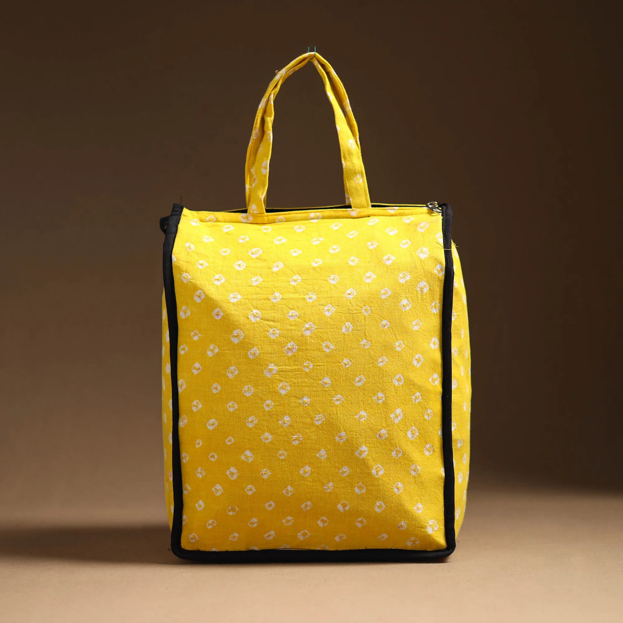 Yellow - Handcrafted Cotton Shopping Bag 15