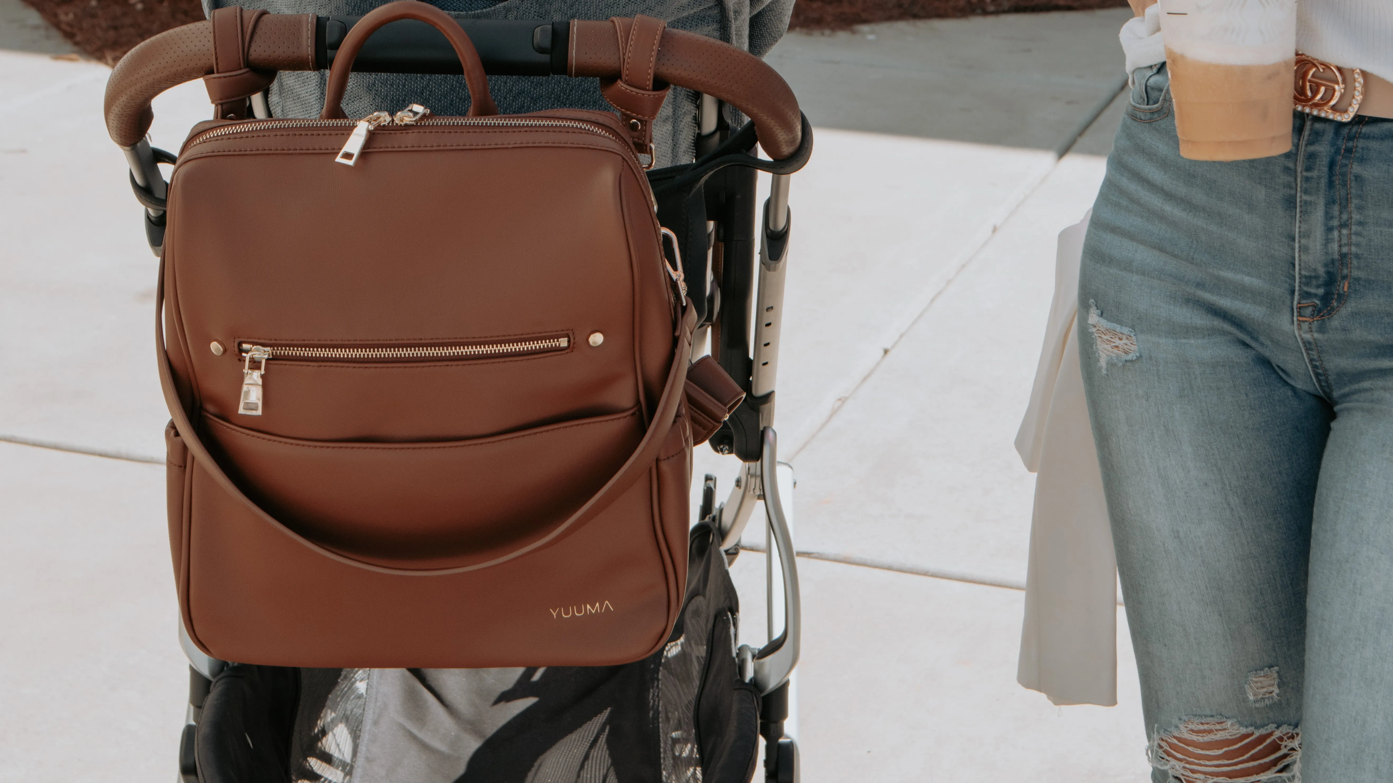 YUUMA Original Diaper Bag 2.0 - Cinnamon