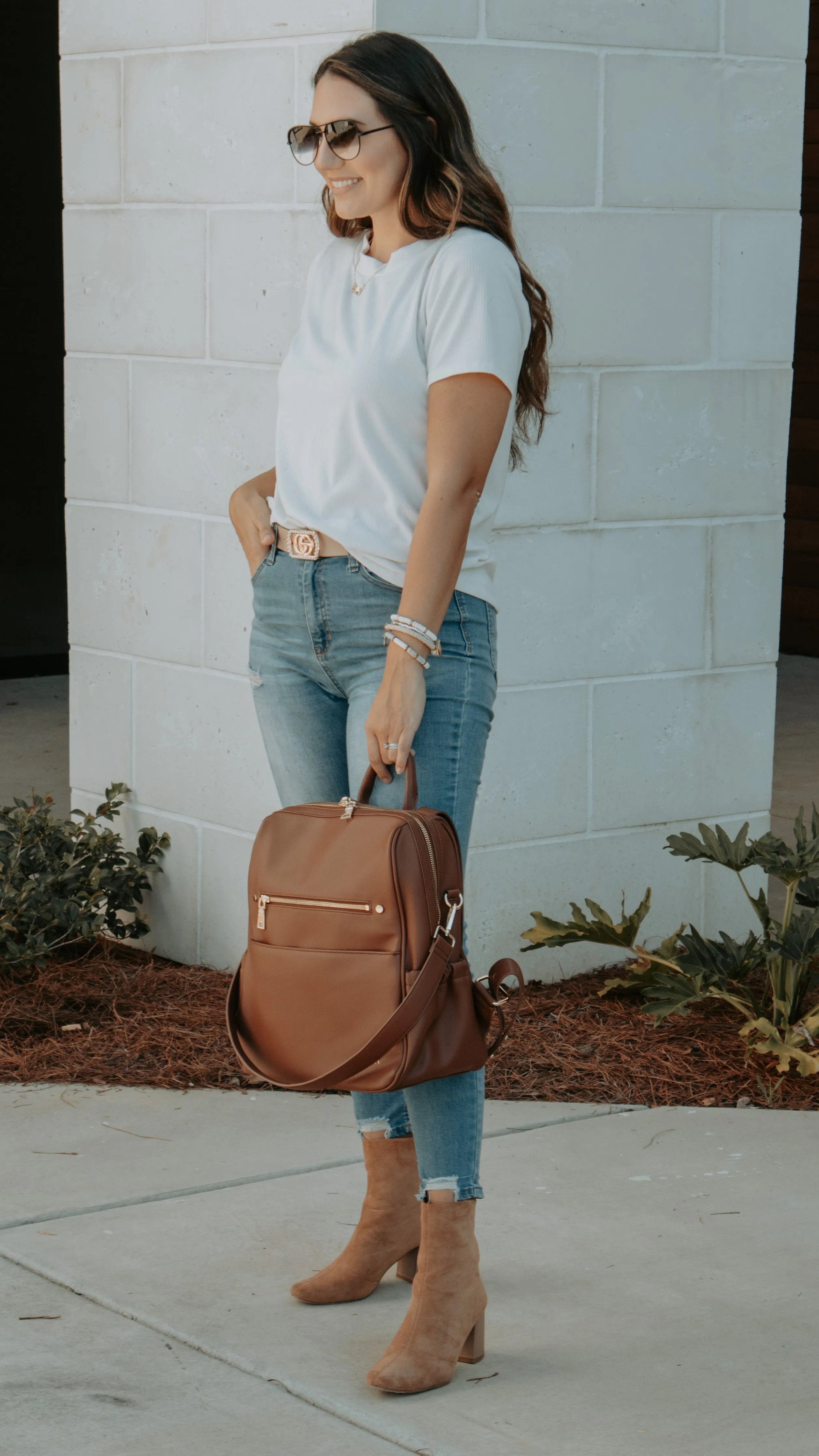 YUUMA Original Diaper Bag 2.0 - Cinnamon